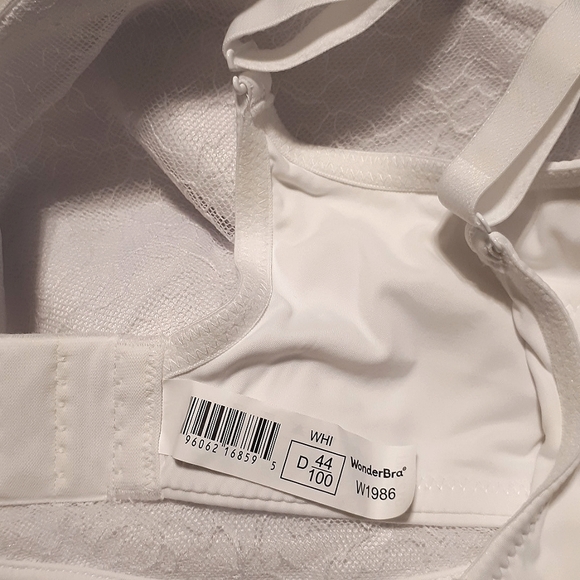 Wonder Bra eco wireless bra white lace/NEW - Picture 6 of 8